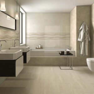 AZULEJO DELHI NOCE RELIEVE 33X55 CM