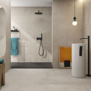 AZULEJO CARNABY BLANCO 33X100 CM