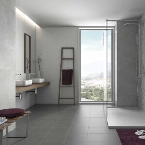 AZULEJO STUDIO GRIS RELIEVE 33X55 CM