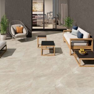 PAVIMENTO ROCKVILLE BEIGE ANTIDESLIZANTE 37X75 CM