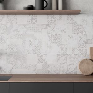 AZULEJO ODEÓN DECORADO GRIS 30X90 CM